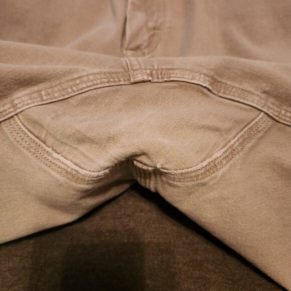 DULUTH TRADING CO Shorts Mens 40 (42) Tan 12" Cargo Heavy Pockets Flex Fire Hose - Picture 11 of 12